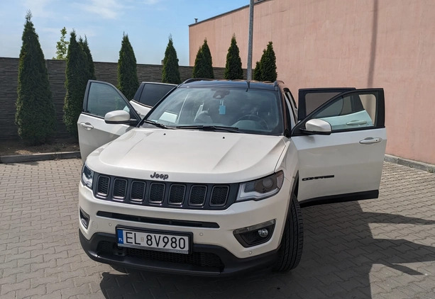 Jeep Compass cena 110000 przebieg: 55555, rok produkcji 2019 z Łódź małe 121